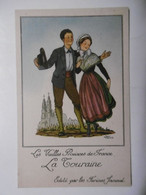 Jean DROIT Folklore Costume La TOURAINE "Vieilles Provinces De France" Publicité Farines Maltées Jammet - Droit