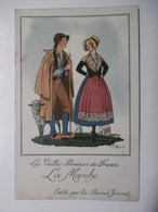 Jean DROIT Folklore Costume La MARCHE "Vieilles Provinces De France" Publicité Farines Maltées Jammet - Droit