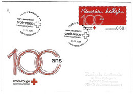 Luxembourg 2014 Croix Rouge ¦ Red Cross ¦ Rotes Kreuz - Covers & Documents