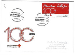 Luxembourg 2014 Croix Rouge ¦ Red Cross ¦ Rotes Kreuz - Lettres & Documents