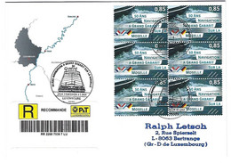 Luxembourg 2014 Navigation Moselle Bateau ¦ Ship ¦ Schifffahrt Mosel Schiff - Lettres & Documents