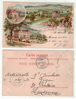 Suisse // Vaud // Lucens ( Jolie Carte Litho) - Lucens