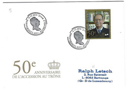 Luxembourg 2014 Jean Grand-Duc ¦ Grand Duke ¦ Großherzog - Covers & Documents