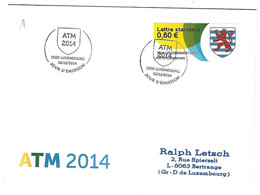 Luxembourg 2014 ATM Blason ¦ Coat Of Arms ¦ Wappen - Covers & Documents