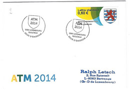 Luxembourg 2014 ATM Blason ¦ Coat Of Arms ¦ Wappen - Briefe U. Dokumente