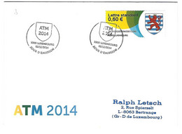 Luxembourg 2014 ATM Blason ¦ Coat Of Arms ¦ Wappen - Brieven En Documenten