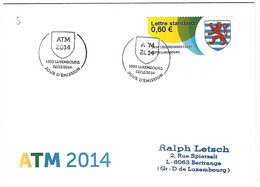 Luxembourg 2014 ATM Blason ¦ Coat Of Arms ¦ Wappen - Lettres & Documents