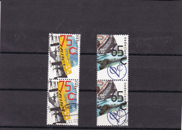 Sailboat, Bateaux, Boats, Schiffe, Schepen NVPH 1453-1454 (Mi 1388-1389); 1990 MNH **/ Used - Otros & Sin Clasificación