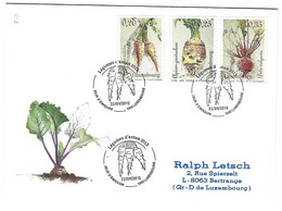 Luxembourg 2015 Legumes Vegetables Gemuse - Brieven En Documenten