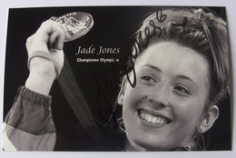 Taekwondo - Jade JONES - Signé / Hand Signed / Dédicace Authentique / Autographe - Artes Marciales