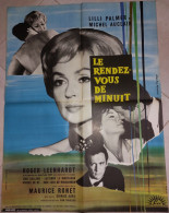 Le Rendez-vous De Minuit L. Palmer, M. Auclair, M. Ronet.1961 - Affiche 60x80 - TTB - Plakate & Poster