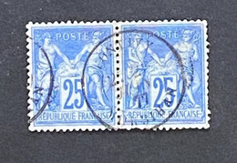 Timbre-Poste Type Sage Oblitération Pontivy Morbihan - 1877-1920: Période Semi Moderne