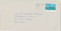 Ireland Cover Sent To Denmark 1979 Single Franked EUROPA CEPT Stamp - Lettres & Documents