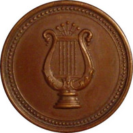 ESPAÑA. MEDALLA CENTRO ARTISTICO MUSICAL. BARCELONA. COBRE. ESPAGNE. SPAIN MEDAL - Profesionales/De Sociedad