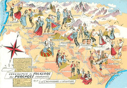 Illustrateur Homualk - Carte Geographique - Folklore Des Pyrénées  A 244 - Non Classificati