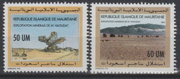 Mauritanie Mauretanien Mauritania 1993 Mi. 1010 - 1011 Exploitation Minerais M'Haoudat 2 Val. ** - Mauretanien (1960-...)