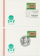 ÖSTERREICH 1975/8, 7 Versch. SST SCHULE/BILDUNGauf Kab.-Postkarte - Collections