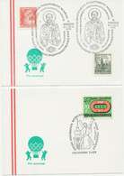 ÖSTERREICH 1975/8 11 Versch. SST RELIGION U. BRIEFMARKENWERBE-SCHAU A Postkarten - Collections