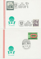 ÖSTERREICH 1975/8, 8 Versch. SST (FIRMEN-)WERBUNG Auf Kab.-Postkarten, Selten - Colecciones