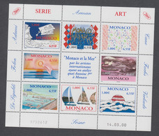 Timbres De Monaco Neufs** Monaco Et La Mer - N°2240 à 2247 - 2000 - TB - Blocks & Sheetlets