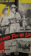 "Sans Foi, Ni Loi" R. Fuller, J. Lane, Dan Duryea...1965 - Affiche 60x80 - TTB - Afiches & Pósters
