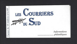 CARNET PRIVE MARIANNE DE BRIAT LES COURRIERS DU SUD THEME AVIATION - Otros & Sin Clasificación