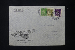 FINLANDE - Enveloppe Commerciale De Helsinki Pour Toulouse En 1947 Par Avion - L 88816 - Storia Postale