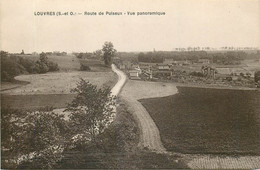 Delcampe - LOUVRES-route De Puiseux-vue Panoramique - Louvres