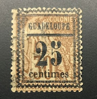 GUADELOUPE 1889 - YT 9 - Oblitérés - CV 42 EUR - Très Beau - Used Stamps
