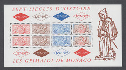 Timbres De Monaco Neufs** Bloc Sceau Du Prince - N° 75 - TB - Blocks & Sheetlets