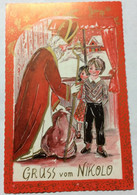 POSTCARD Saint-Nicholas Day GRUS VOM NIKOLAUS NIKOLO KIDS KINDER BAG   AK UNUSED - Saint-Nicolas