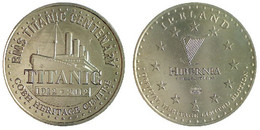 04416 GETTONE TOKEN JETON TOURISTIC MONNAIE DE PARIS HIBERNIA COLLECTION COBHH CENTER RMS TITANIC CENTENARY - Autres & Non Classés