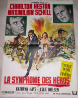 "La Symphonie Des Héros" Charlton Heston, M. Schell...1961 - Affiche 60x80 - TTB - Manifesti & Poster