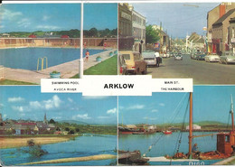 LARGER SIZED POSTCARD - MULTIVIEW - ARKLOW - CO. WICKLOW - Wicklow