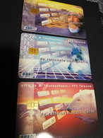 NETHERLANDS  ADVERTISING CHIPCARD  3X HFL 5,00 ESKIMO/HUSKI/POLAR BEAR         CRD 422.01/ 422.03    MINT    ** 4786** - Privadas