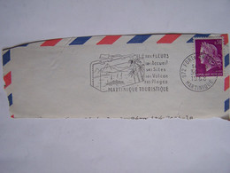 FRANCE MARTINIQUE 30-3-1968 FORT DE FRANCE CACHET ET FLAMME - Other & Unclassified