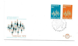 Nederland / Netherlands 1972 FDC 117 Europe Europa CEPT Open - FDC