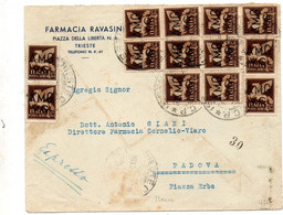 1945 LETTERA CON ANNULLO TRIESTE - Marcophilia