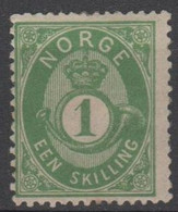NORVEGIA - Norge - Norwegen - Norway - 1872/75 - 1 Sk - Yvert 16 - New - See Back Scan - Nuevos