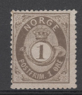 NORVEGIA - Norge - Norwegen - Norway - 1877/82 - 1ø  - New - Ungebraucht