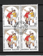 LOTE 2184 ///  BULGARIA 1990 BLOQUE 4 CON MATASELLO COMPLETO  ¡¡¡ OFERTA - LIQUIDATION - JE LIQUIDE !!! - Oblitérés