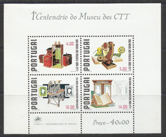 Portugal 1978 - 100 Years CTT Museum S/S MNH - Unused Stamps
