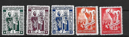 LOTE 2185 ///   BULGARIA 1937 YVERT Nº 290/294 *MH CATALOG/COTE: 5,50€ ¡¡¡ OFERTA - LIQUIDATION - JE LIQUIDE !!! - Gebraucht