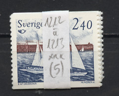 Suède - Schweden - Sweden Lot 1983 Y&T N°1212 à 1213 - Michel N°1230 à 1231 *** - Norden 83 - Lot De 5 Séries - Feuilles Complètes Et Multiples