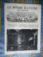 LE MONDE ILLUSTRE 02/03/ 1872 PARIS CHATEAU TAUREAU MORLAIX ESPAGNE BARCELONE VALLADOLID ARY SCHEFFER ALGERIE MANTES - 1850 - 1899