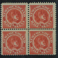 95766aB - CANADA: Newfoundland - STAMP: SG #  49 Block Of 4 -  MINT   MNH - Altri & Non Classificati