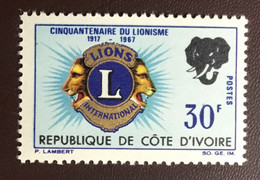 Ivory Coast 1967 Lions Club MNH - Costa De Marfil (1960-...)