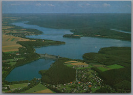 Möhnesee - Talsperre 1   Luftbild - Möhnetalsperre