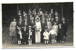 CARTE PHOTO - Mariage - Archive COURTÉ - Nom Marqué Au Dos - Archive Des Environs De DOUARNENEZ Finistère - Genealogia