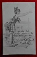 CPA 1903 Illustrateur W. Braun/ Au Bain/ Femme En Maillot De Bain - Braun, W.